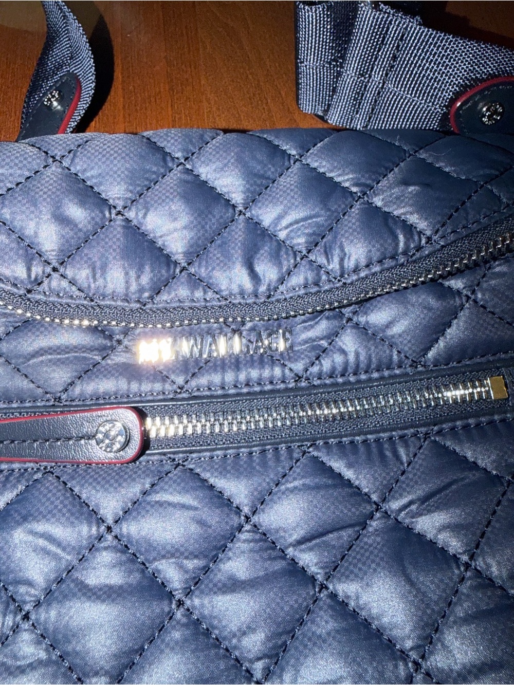 MZ WALLACE Navy Small Crosby Sling - Picture 4 of 5